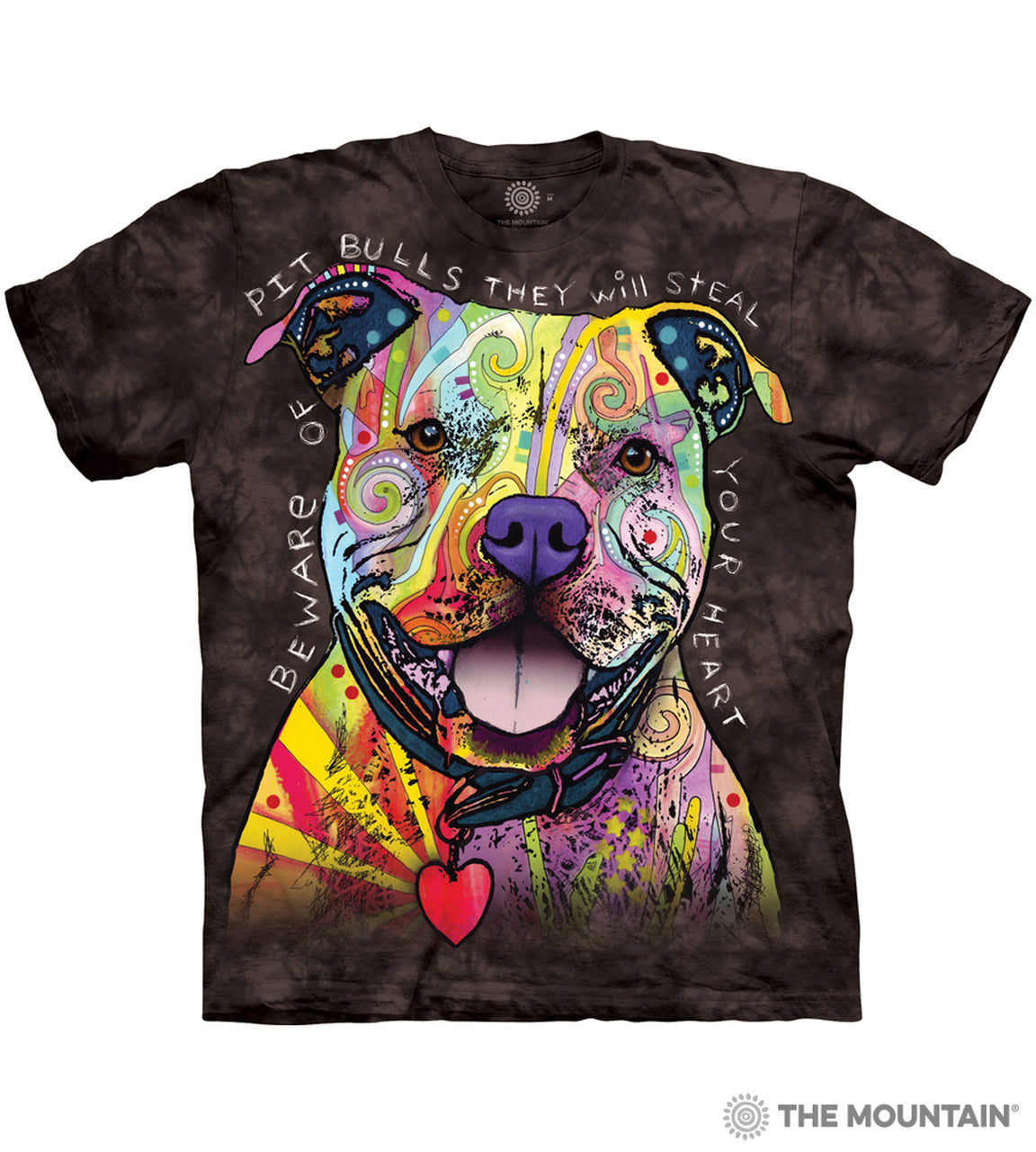 Beware Of Pit Bulls, They Will Steal Your Heart Mens T-shirt