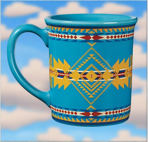 Pendleton Ceramic Mug Prairie Rush Hour