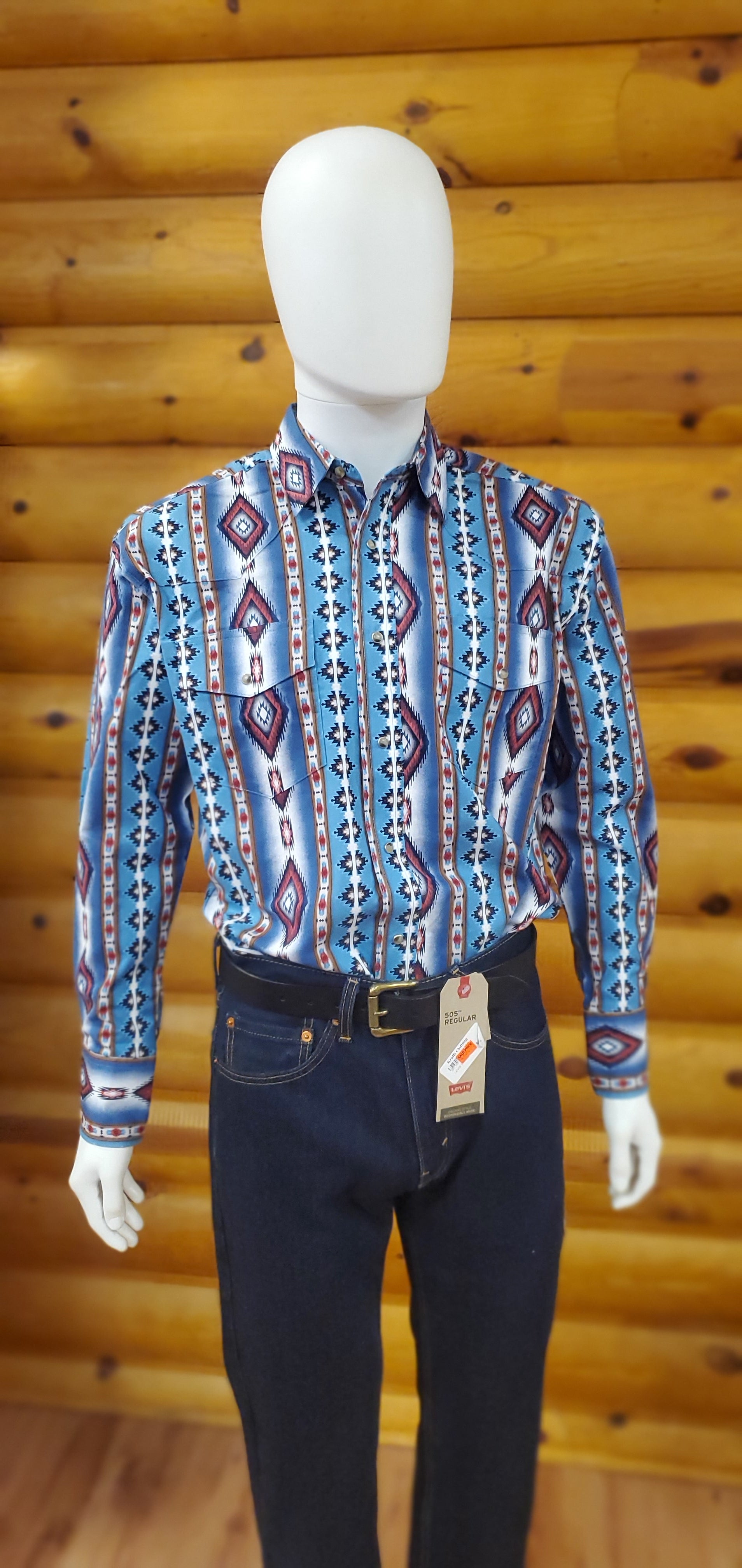 Wrangler checotah sales western shirts