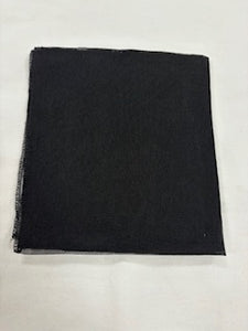 Chiffon Scarf, Black