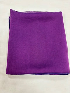 Chiffon Scarf, Bright Purple