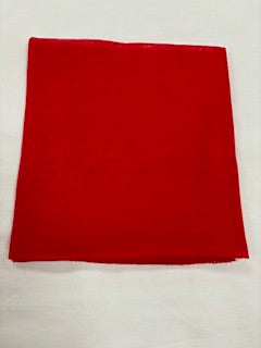 Chiffon Scarf, Red