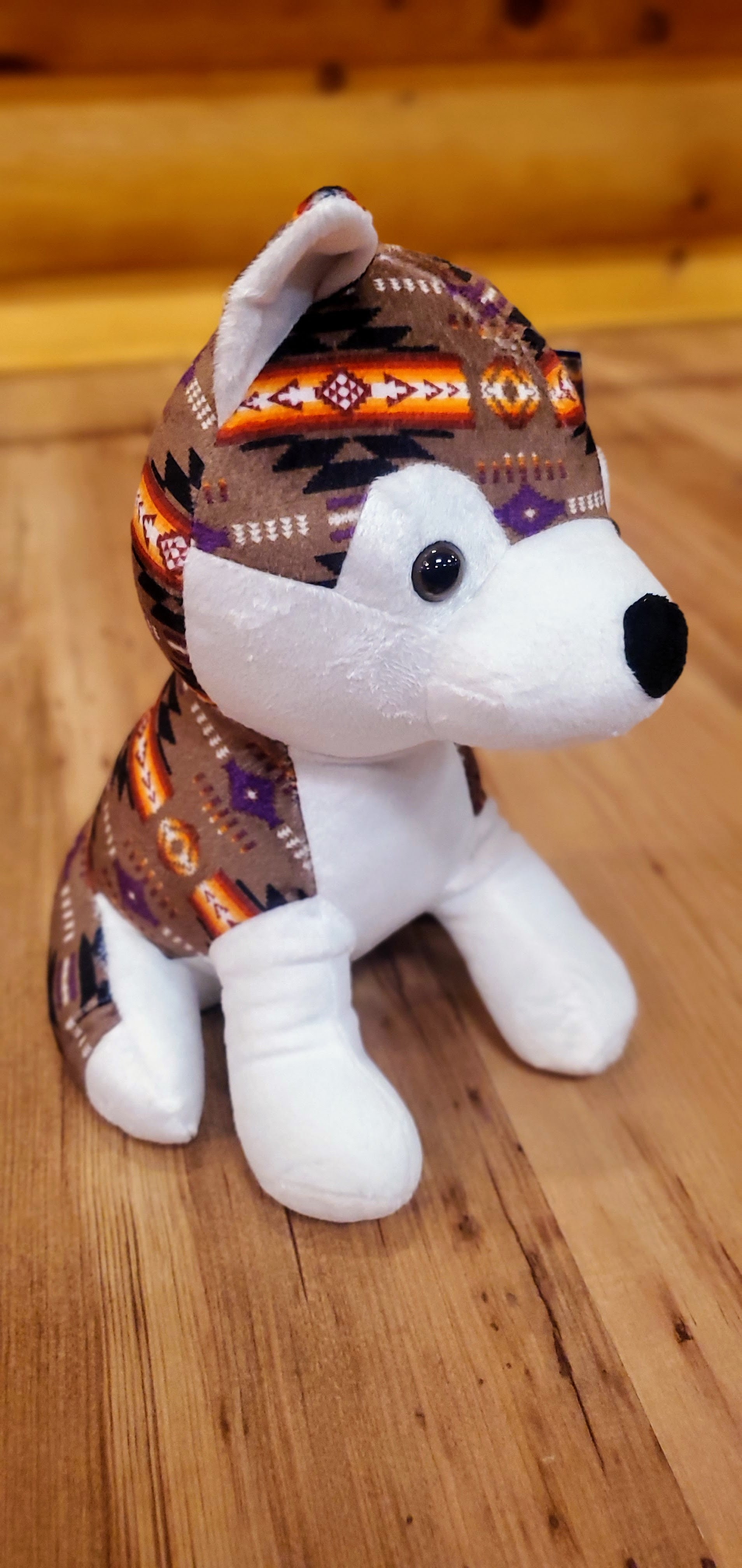 Brown husky hot sale stuffed animal