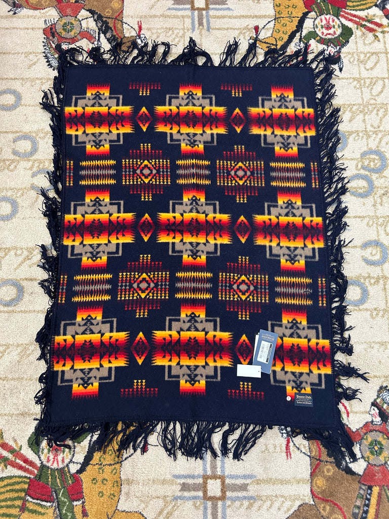 Pendleton® Chief Joseph Indigo Fringe Crib Shawl – Kraffs Clothing