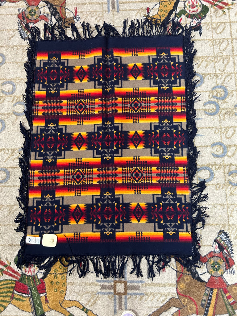 Pendleton® Chief Joseph Indigo Fringe Crib Shawl – Kraffs Clothing